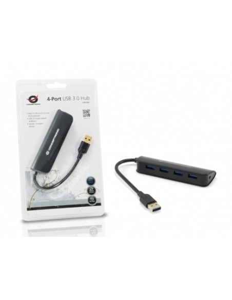 Conceptronic C4PUSB3 USB 3.2 Gen 1 (3.1 Gen 1) Type-A 4800 Mbit s Nero
