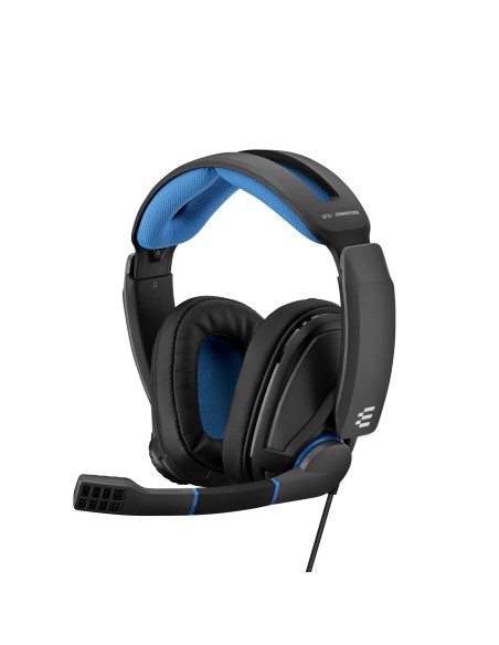 EPOS | SENNHEISER GSP 300 Auricolare Cablato A Padiglione Giocare Nero, Blu
