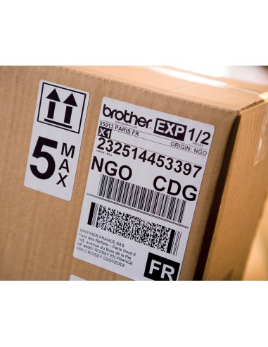 Brother QL-1110NWBC stampante per etichette (CD) Termica diretta 300 x 300 DPI 110 mm s Con cavo e senza cavo DK Wi-Fi Bluetooth