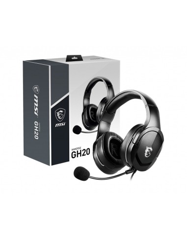 MSI Immerse GH20 Auricolare Cablato A Padiglione Giocare Nero