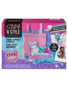 Cool Maker Stitch 'N Style Fashion Studio | Kit di ricarica per Macchina da Cucire per bambini e bambine | 2 cartucce con filo