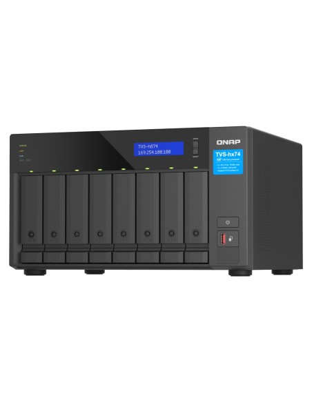 QNAP TVS-h874X NAS Tower Collegamento ethernet LAN Nero