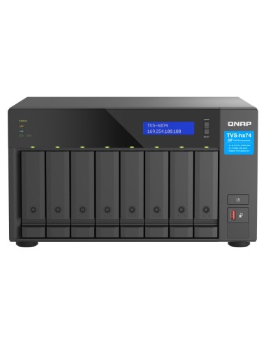QNAP TVS-h874X NAS Tower Collegamento ethernet LAN Nero