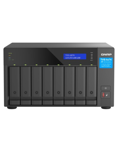 QNAP TVS-h874X NAS Tower Collegamento ethernet LAN Nero
