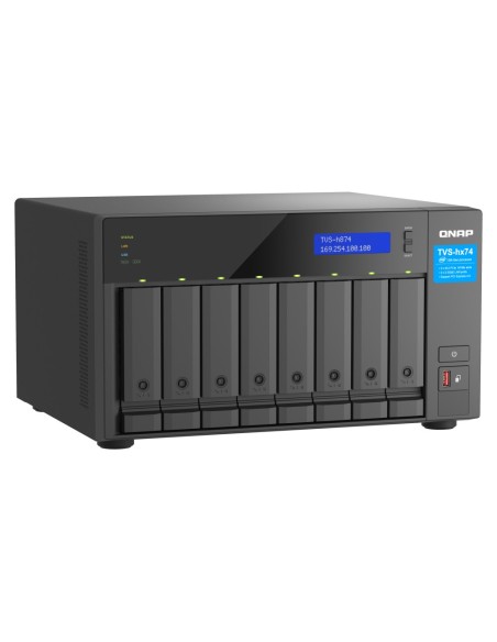 QNAP TVS-h874X NAS Tower Collegamento ethernet LAN Nero