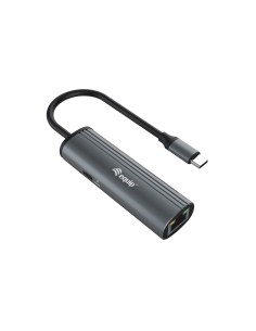 Equip 133486 hub di interfaccia USB tipo-C 1000 Mbit s Nero, Grigio