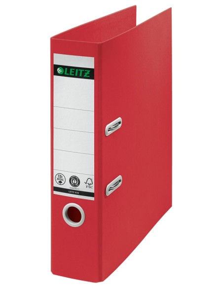 Leitz 10180025 raccoglitore ad anelli A4 Rosso