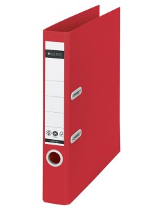 Leitz 10190025 raccoglitore ad anelli A4 Rosso