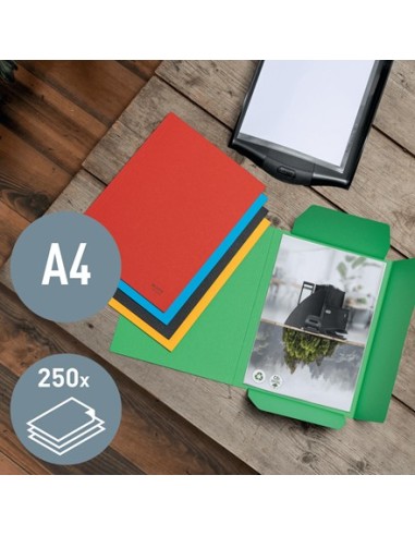 Leitz 39060025 cartella Cartoncino Rosso A4