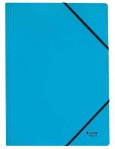 Leitz 39080035 cartella Cartoncino Blu A4