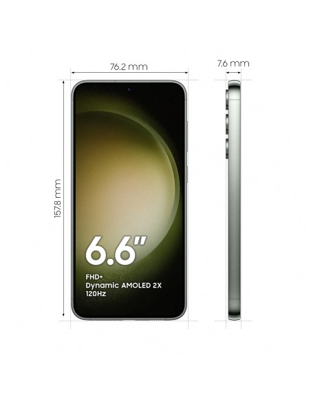 Samsung Galaxy S23+ Display 6.6'' Dynamic AMOLED 2X, Fotocamera 50MP, RAM 8GB, 256GB, 4.700 mAh, Green