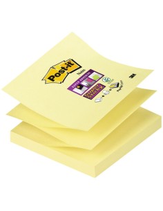 3M Z-Notes pouch autoadesiva Quadrato Giallo 90 fogli Autoadesivo