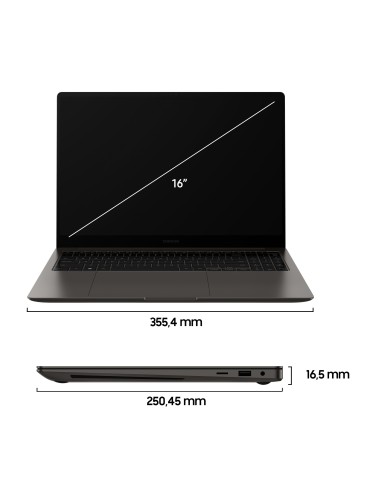 Samsung Galaxy Book3 Ultra 16" Laptop i7 16GB 512GB Windows 11 Pro Graphite