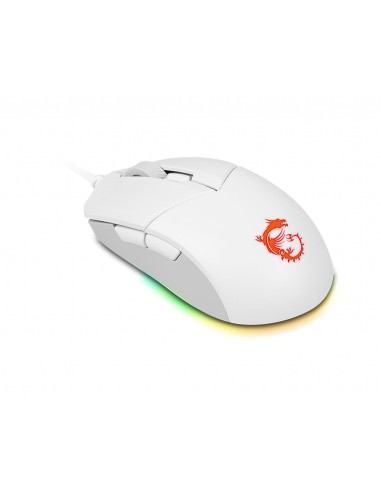 MSI CLUTCH GM11 WHITE mouse Ambidestro USB tipo A Ottico 5000 DPI