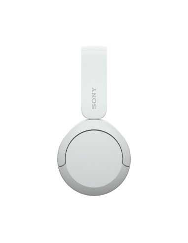 Sony Cuffie Bluetooth wireless WH-CH520 - Durata della batteria fino a 50 ore con ricarica rapida, stile on-ear - Bianco