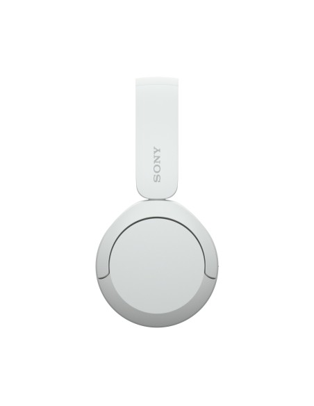 Sony Cuffie Bluetooth wireless WH-CH520 - Durata della batteria fino a 50 ore con ricarica rapida, stile on-ear - Bianco
