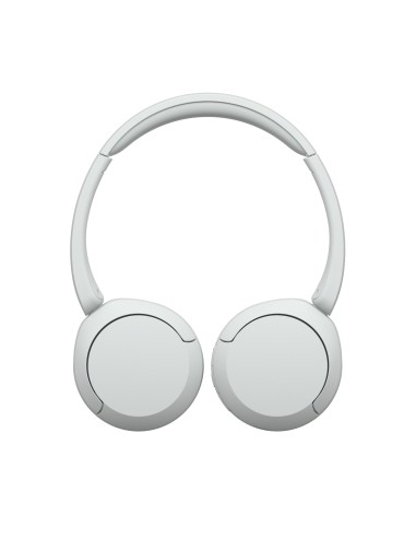 Sony Cuffie Bluetooth wireless WH-CH520 - Durata della batteria fino a 50 ore con ricarica rapida, stile on-ear - Bianco