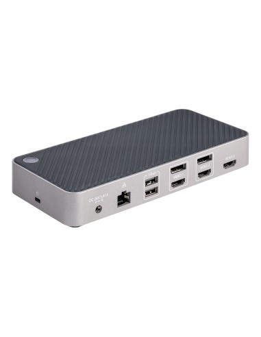 StarTech.com Docking station USB-C per Tre Monitor - Dock USB C Triplo HDMI DP 4K - Hub USB a 5 Porte - GbE - PD 100W - Docking