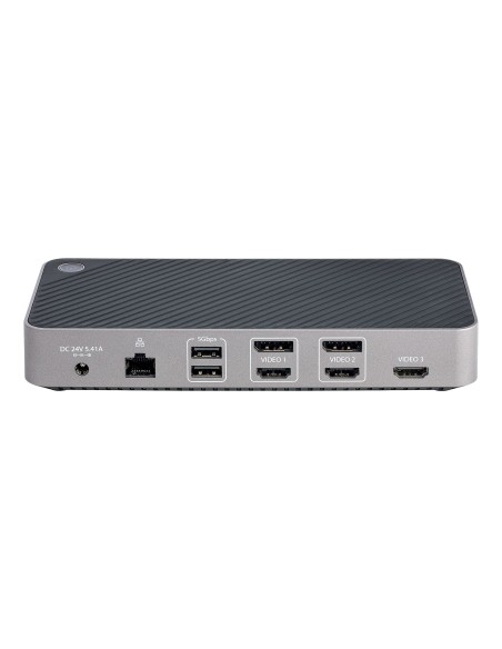 StarTech.com Docking station USB-C per Tre Monitor - Dock USB C Triplo HDMI DP 4K - Hub USB a 5 Porte - GbE - PD 100W - Docking