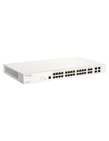 D-Link DBS-2000-28P E switch di rete Gestito L2 Gigabit Ethernet (10 100 1000) Supporto Power over Ethernet (PoE) Grigio
