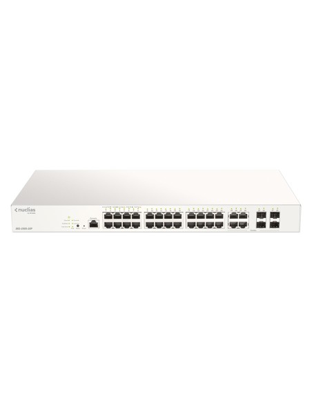 D-Link DBS-2000-28P E switch di rete Gestito L2 Gigabit Ethernet (10 100 1000) Supporto Power over Ethernet (PoE) Grigio