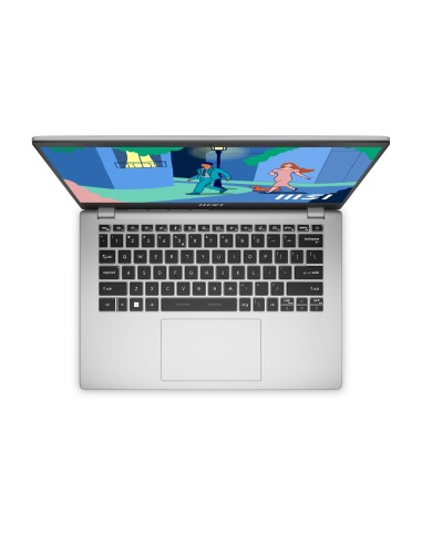 MSI Modern 14 C12M-209IT i5-1235U Computer portatile 35,6 cm (14") Full HD Intel® Core™ i5 8 GB DDR4-SDRAM 512 GB SSD Wi-Fi 6
