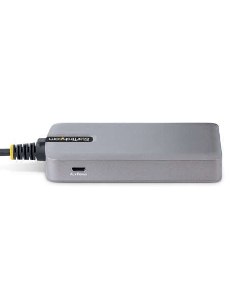 StarTech.com Hub USB-C con Etherenet a 3 porte - 3x porte USB-A, Gigabit Ethernet RJ45, USB 3.0 5Gbps, alimentazione tramite