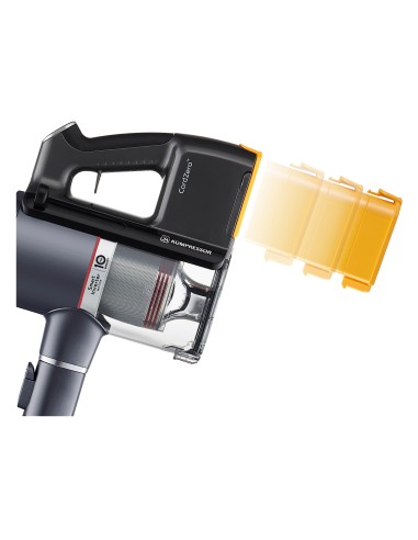 LG Aspirapolvere A9K-PRO1G Scopa Elettrica Senza Sacchetto Senza Filo 200W Doppia Batteria - Grigio