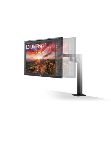 LG UltraFine Ergo 68,6 cm (27") 3840 x 2160 Pixel 4K Ultra HD LED Nero
