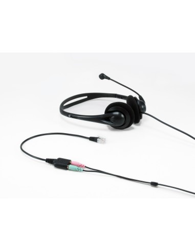 Equip 147944 cavo audio 0,25 m RJ-9 2 x 3.5mm Nero