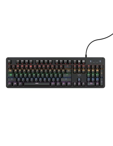 Trust GXT 863 Mazz tastiera USB QWERTY Francese Nero