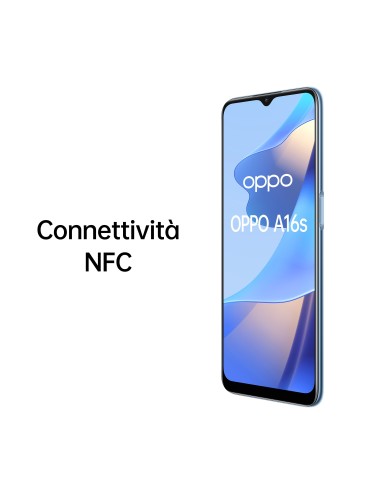 OPPO A16s Smartphone, NFC, AI Triple Camera 13+2+2 MP, 6.52” 60HZ Display, 5000mAh, SuperVOOC + Power Saving, RAM 4GB + ROM