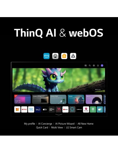 LG OLED 65'' Serie B3 OLED65B36LA, TV 4K, 4 HDMI, SMART TV 2023