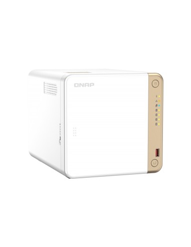 QNAP TS-462-4G server NAS e di archiviazione Tower Collegamento ethernet LAN Bianco N4505