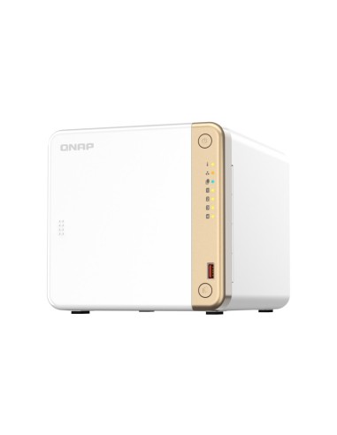 QNAP TS-462-4G server NAS e di archiviazione Tower Collegamento ethernet LAN Bianco N4505