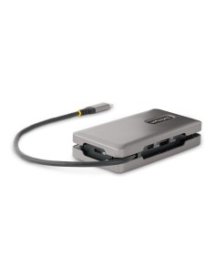 StarTech.com Adattatore Multiporta USB-C - Docking Station USB Type C con HDMI DP 4K60Hz - Hub USB a 3 porte (1x ricarica) - PD 2
