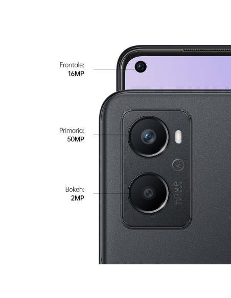 OPPO A96 Smartphone, NFC, Fotocamera principale da 50 Mp+AI e frontale da 16Mp, Display 6.59” 90HZ, 5000mAh, RAM 8GB+128GB