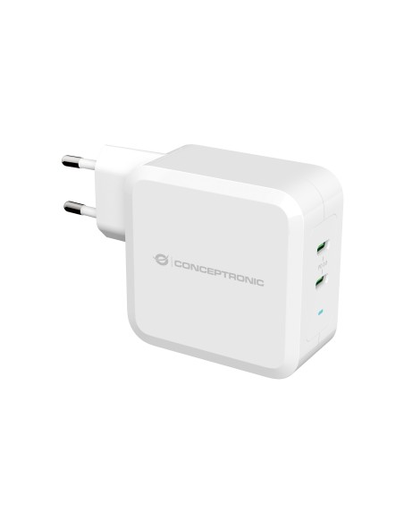 Conceptronic ALTHEA08W Caricabatterie per dispositivi mobili Bianco Interno