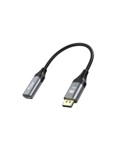 Equip 133446 cavo e adattatore video 0,15 m DisplayPort HDMI Nero, Grigio