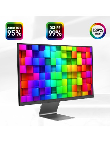 MSI Modern MD271UL 68,6 cm (27") 3840 x 2160 Pixel 4K Ultra HD Grigio