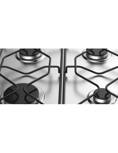 Indesit PAA 642 IX I WE1 Acciaio inossidabile Da incasso 58 cm Gas 4 Fornello(i)