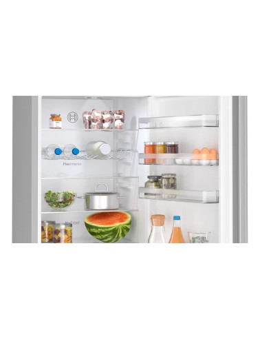 Bosch Serie 4 KGN392LDF frigorifero con congelatore Libera installazione 363 L D Acciaio inossidabile