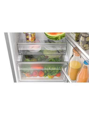 Bosch Serie 4 KGN392LDF frigorifero con congelatore Libera installazione 363 L D Acciaio inossidabile