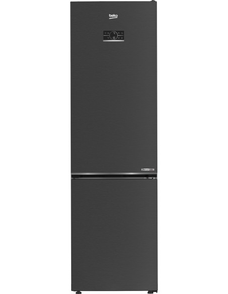 Beko B7RCNE407HXBR frigorifero con congelatore Libera installazione 355 L B Nero, Acciaio inossidabile