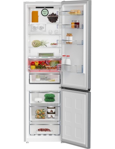 Beko B5RCNE405LXP frigorifero con congelatore Libera installazione 355 L D Acciaio inossidabile