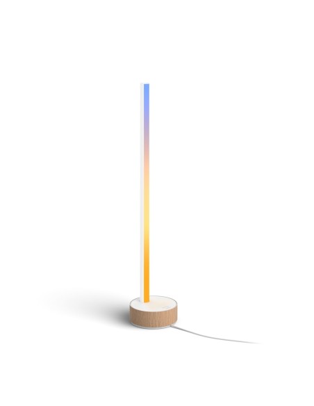 Philips Hue White and Color ambiance Gradient Signe Lampada Smart Tavolo Effetto Legno