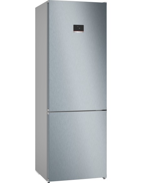 Bosch Serie 4 KGN497LDF frigorifero con congelatore Libera installazione 440 L D Acciaio inossidabile