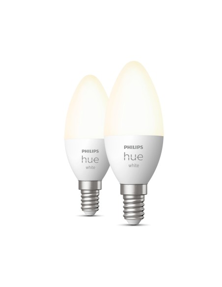 Philips Hue White 2 Lampadine Smart E14 40W