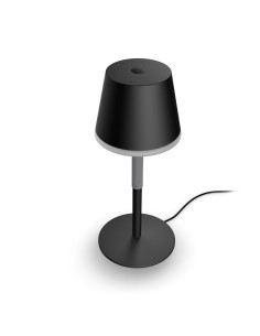 Philips Hue White and Color ambiance Go Lampada Smart da Tavolo Ricaricabile Nera Wireless 2