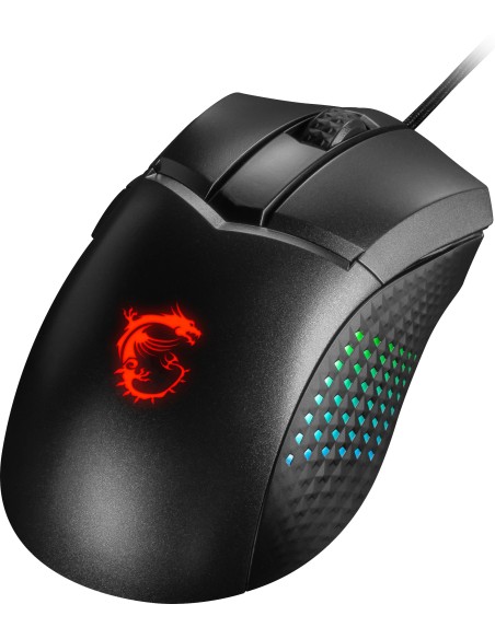 MSI CLUTCH GM51 LIGHTWEIGHT mouse Mano destra USB tipo A Ottico 26000 DPI